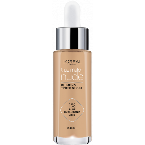 L'Oréal Paris True Match Nude Hyaluronic Tinted Serum Makiažo pagrindas su koncentruotu serumu