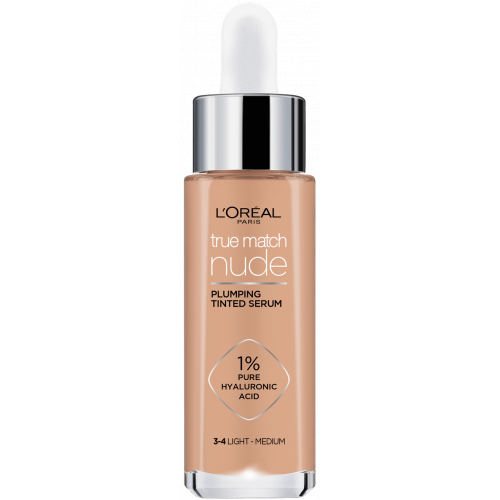 L'Oréal Paris True Match Nude Hyaluronic Tinted Serum 30ml 3-4 Light- Medium