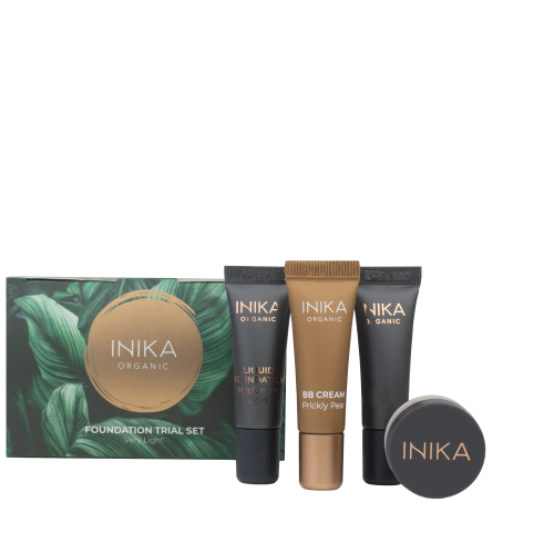 Inika Organic Foundation Trial Set Makiažo pagrindų bandomasis rinkinys