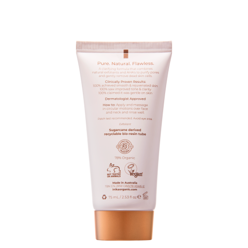 Inika Organic Phytofuse Renew Exfoliator Veido šveitiklis  75ml