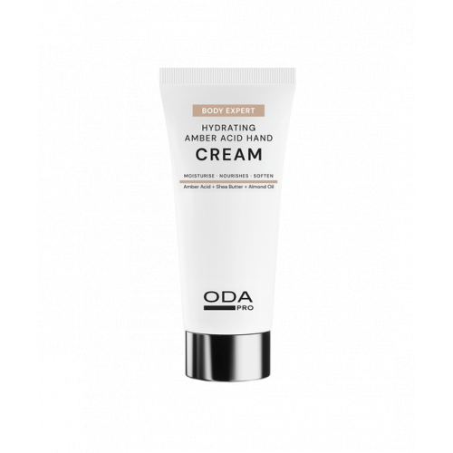 ODA Pro Hydrating Amber Acid Hand Cream Mitrinošs roku krēms ar dzintarskābi