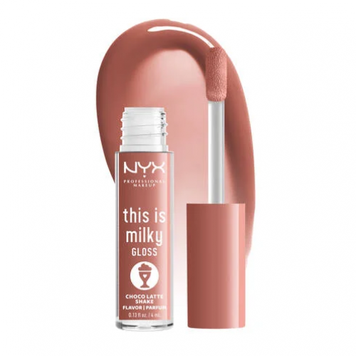 NYX Professional Makeup This Is Milky Gloss Vegan Lip Gloss 4ml Choco Latte Shake