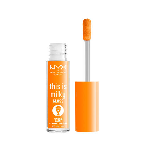 Photos - Lipstick & Lip Gloss NYX Professional Makeup Professional Makeup This Is Milky Gloss Vegan Lip Gloss 4ml Mango Lassi KS541385