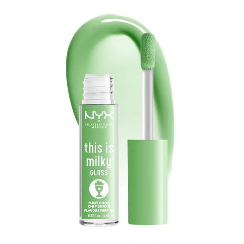Photos - Lipstick & Lip Gloss NYX Professional Makeup This Is Milky Gloss Vegan Lip Gloss 4ml Mint Choc Chip Shake KS789212