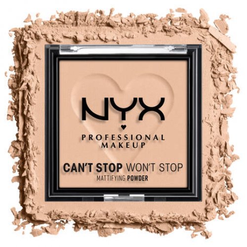 Nyx professional makeup Can't Stop Won't Stop Mattifying Powder Kompaktinė pudra suteikianti matinį efektą