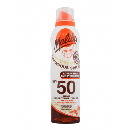 Malibu Continuous Spray Protective Lotion Aerosol Spray Päikesekaitselosjoon