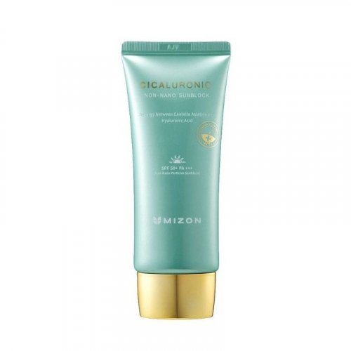Mizon Cicaluronic Non-nano Sunblock SPF50+ Veido kremas su apsauga