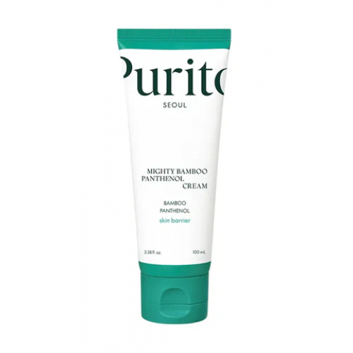 Purito Mighty Bamboo Panthenol Cream Intensyviai odos barjerą atstatantis veido kremas