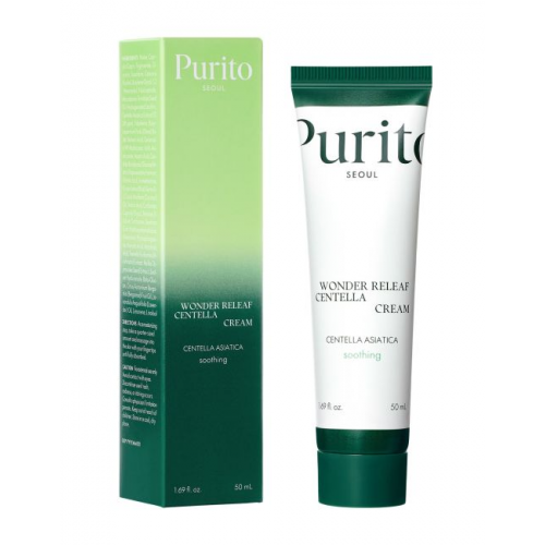 Purito Wonder Releaf Centella Cream Atstatantis veido kremas su centele