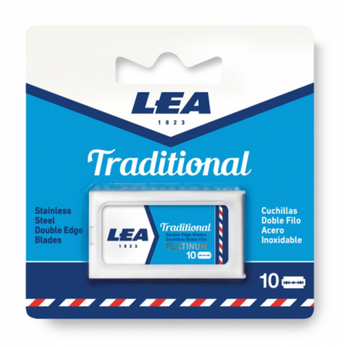 LEA Stainless Steel Double Edge Blades Dviašmeniai skutimosi peiliukai
