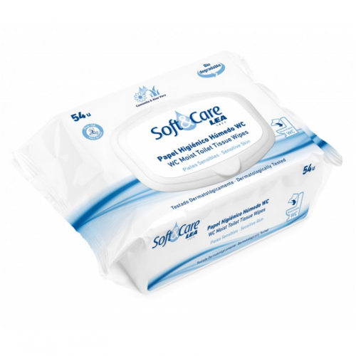 LEA Soft&Care WC Moist Toilet Tissue Wipes Drėgnas tualetinis popierius