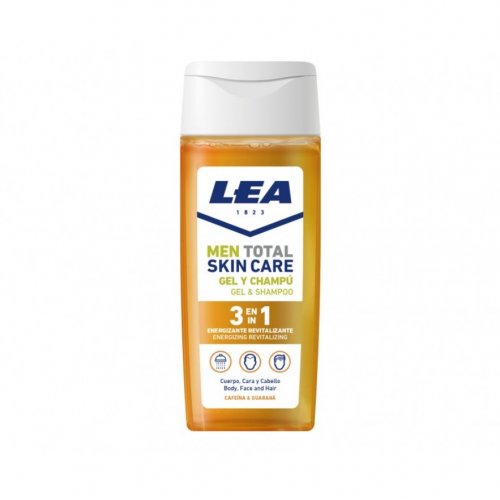 LEA Men Energizing Revitalizing Gel & Shampoo Energizuojanti bei gaivinanti dušo želė ir šampūnas