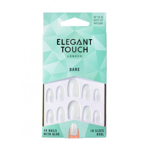 Elegant Touch Bare Nails- Oval Priklijuojami, dirbtiniai nagai