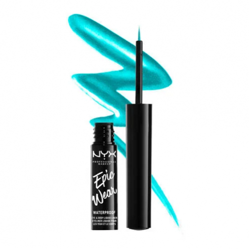 Photos - Eye / Eyebrow Pencil NYX Professional Makeup Epic Wear Metallic Liquid Liner 3.5ml Teal Metal KS523991