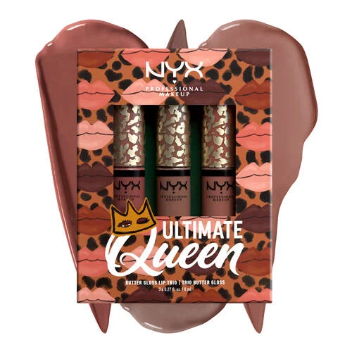 NYX Professional Makeup NYX Professional Makeup Ultimate Queen Butter Gloss Trio Nude 3x8ml