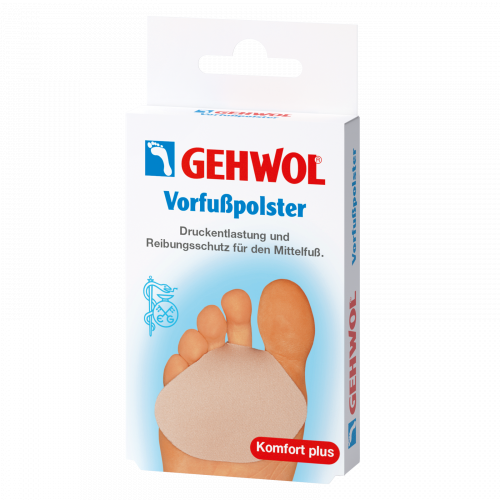 Gehwol Polymer-Gel Metatarsal Cushion Spilventiņš pēdai ar audumu