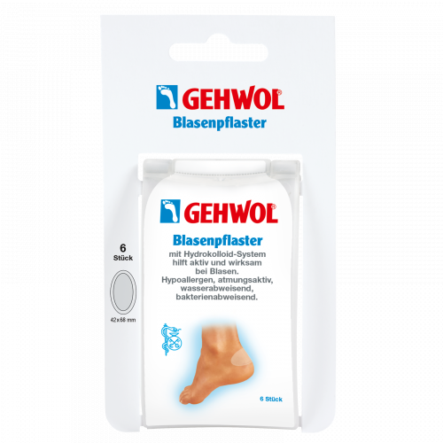 Gehwol Blister Plaster with Hydrocolloid System Trynių pleistras su hidrokoloidiniu geliu