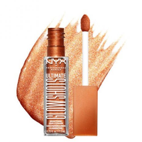 NYX Professional Makeup NYX Professional Makeup Ultimate Glow Shots Liquid Shimmery Eyeshadow 7.5ml Wow Cacao