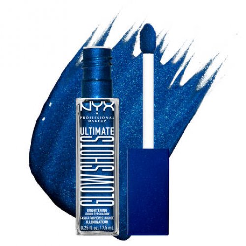 Photos - Eyeshadow NYX Professional Makeup Professional Makeup Ultimate Glow Shots Liquid Shimmery 7.5ml Blueberry Bank KS388348