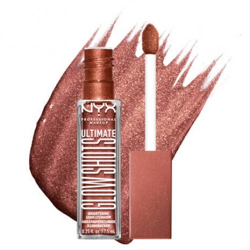 Photos - Face Powder / Blush NYX Professional Makeup Ultimate Glow Shots Liquid Shimmery Eyeshadow 7.5ml Pear Prize KS213570
