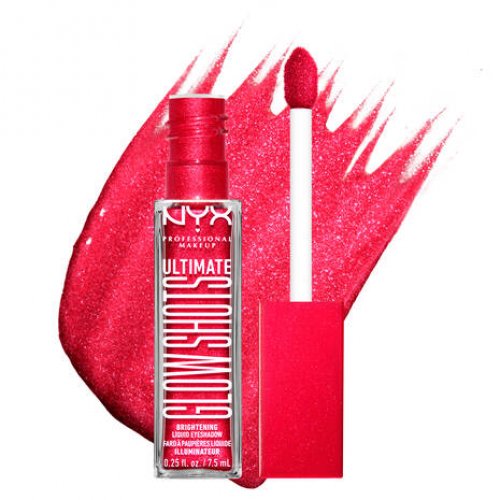 Photos - Eyeshadow NYX Professional Makeup Professional Makeup Ultimate Glow Shots Liquid Shimmery 7.5ml Strawberry Stacked KS604