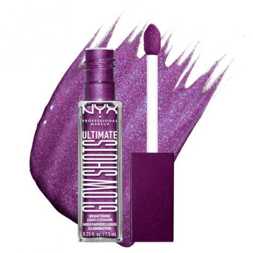 Photos - Eyeshadow NYX Professional Makeup Ultimate Glow Shots Liquid Shimmery 7.5ml Feelin' Grape KS286685
