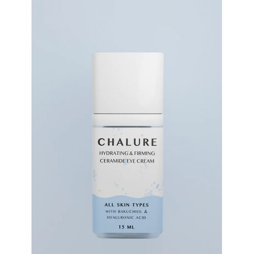 CHALURE Hydrating & Firming Ceramide Eye Cream Drėkinantis keramidų paakių kremas su bakučioliu ir hialurono rūgštimi