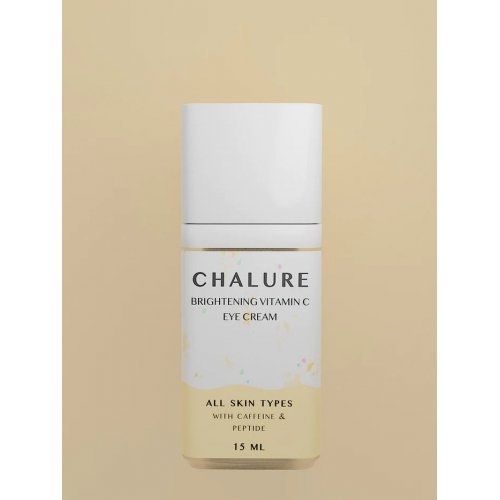 CHALURE Brightening Vitamin C Eye Cream Šviesinantis vitamino C paakių kremas su kofeinu ir peptidu