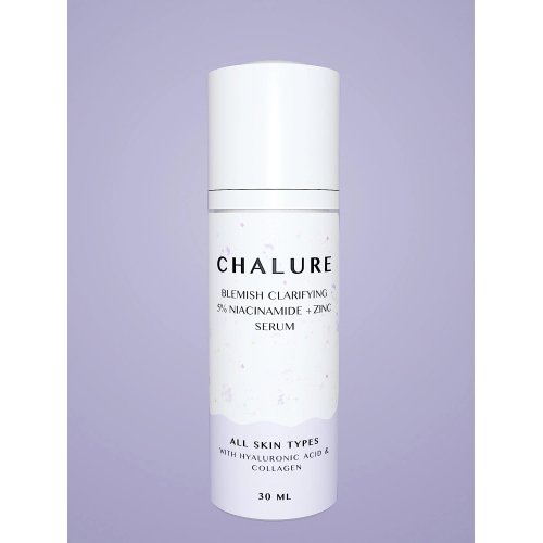 CHALURE Blemish Clarifying 5% Niacinamide + Zinc Serum Daugiafunkcinis odos struktūrą gerinantis 5% niacinamido serumas