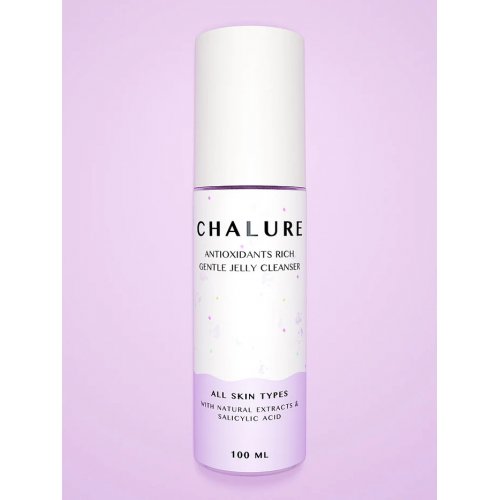 CHALURE Antioxidants Rich Gentle Jelly Cleanser Sebumo Išsiskyrimą reguliuojantis gelinis veido prausiklis