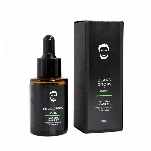 SOLIDU Beard Drops Barzdos aliejus