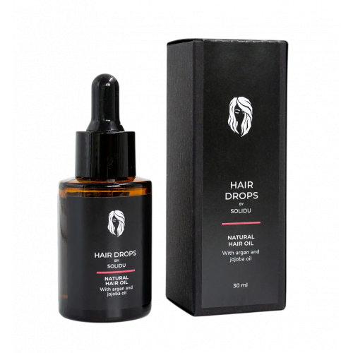 SOLIDU Hair Drops for Split Ends Natūralus plaukų aliejus sausiems galiukams
