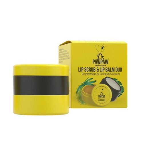 Dr.PAWPAW Lip Scrub and Nourish Balm Duo Lūpų balzamas ir šveitiklis