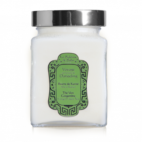 La Sultane De Saba Ginger Green Tea Shea Butter Maitinantis taukmedžio sviestas kūnui