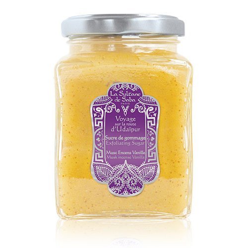 La Sultane De Saba Udaipur Musk Incense Vanilla Exfoliating Sugar Scrub Kooriv suhkrukoorimine
