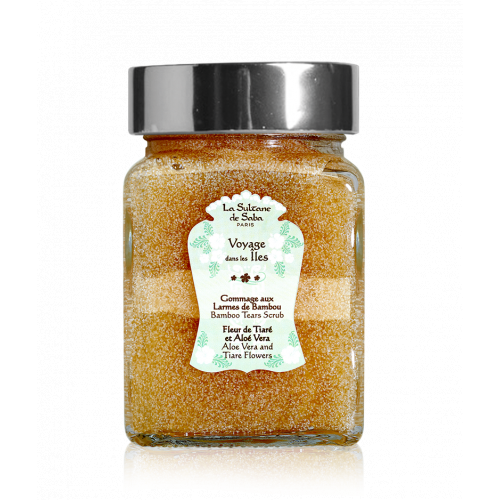 La Sultane De Saba Bamboo Tears Aloe Vera and Tiare Flowers Scrub Bambuko ašarų šveitiklis