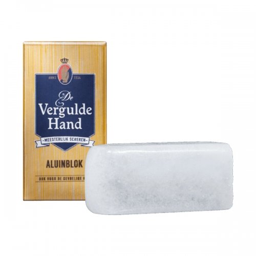 De Vergulde Hand Aluinblock Alum Block Aluma kristāla dezodorants