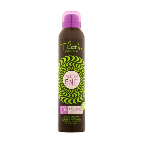 That'so All in One SPF 20/30*/50+* Vegan OK Apsauga nuo saulės - trys SPF filtrai viename buteliuke