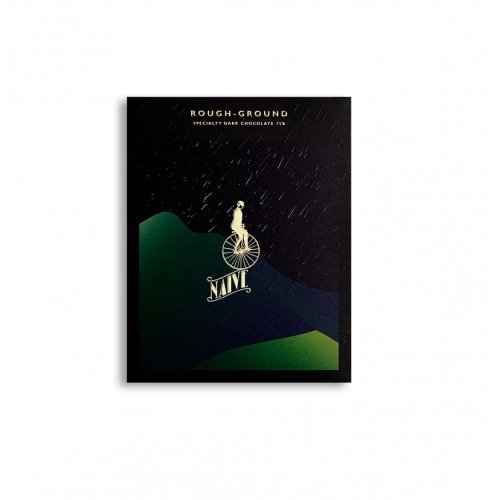 Chocolate Naive Rough - Ground Rustic Dark Chocolate 75% Rupus juodasis šokoladas
