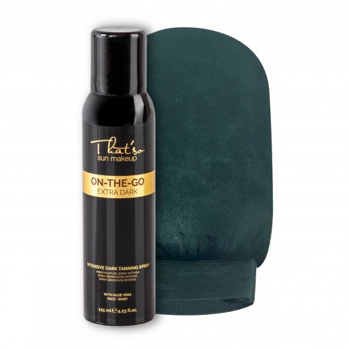 That'so That'so Sun Makeup On-the-Go Extra Dark (DHA 10%) Self-tanning Spray + Mitt