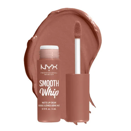 Photos - Lipstick & Lip Gloss NYX Professional Makeup Smooth Whip Matte Lip Cream Ultra-Smooth Vegan Lip Cream 4ml 01 Pancake Stacks KS505509