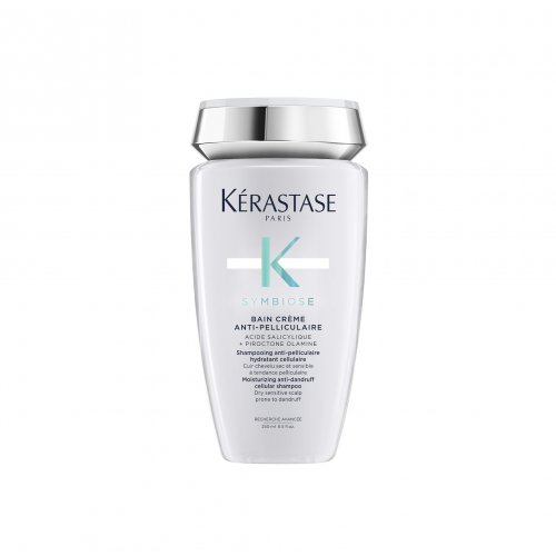 Kérastase Symbiose Bain Crème Anti-Pelliculaire Mitrinošs pretblaugznu šampūns sausai, jutīgai galvas ādai ar noslieci uz blaugznām