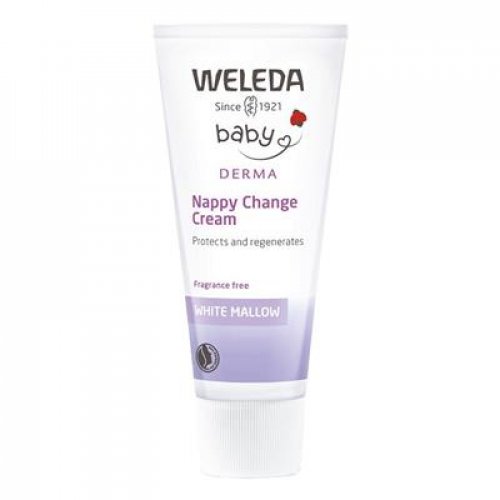 Weleda White Mallow Nappy Change Cream Kūno pienelis su svilarožėmis