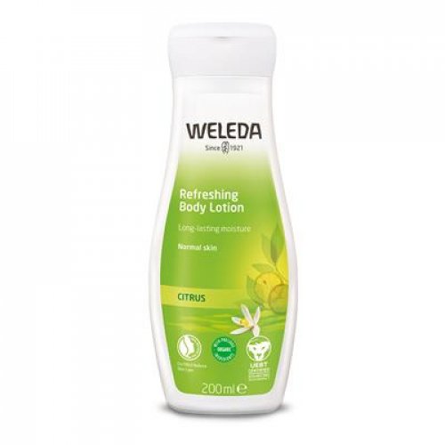 Weleda Citrus Refreshing Body Lotion Ekspres 24h drėkinantis kūno losjonas