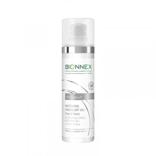 Bionnex Whitexpert Whitening Cream Face & Neck SPF30+ Antipigmentinis kremas veidui ir kaklui