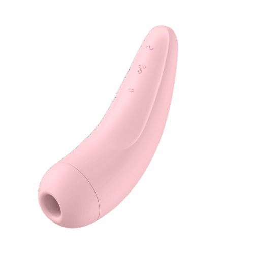 Satisfyer Satisfyer Curvy 2+ Air Pulse Stimulator + Vibration Pale Pink