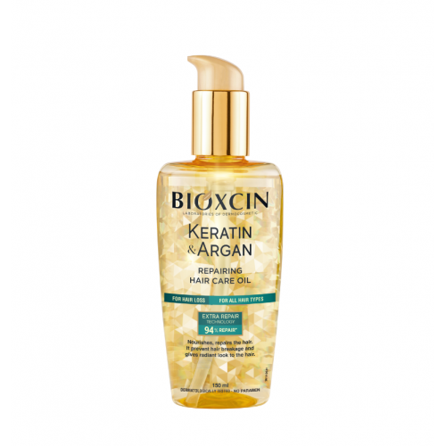 Bioxcin Keratin & Argan Repairing Hair Oil Parandav juusteõli