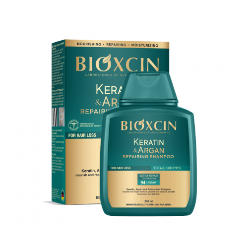 Bioxcin Keratin & Argan Repairing Shampoo Parandav šampoon