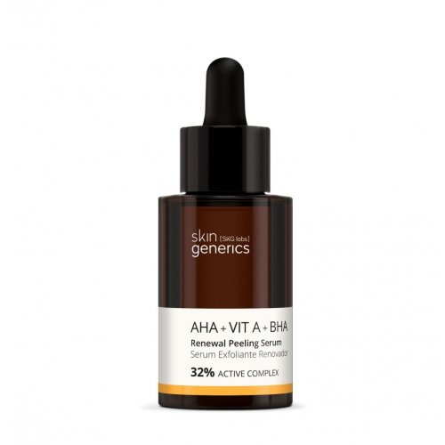 Photos - Cream / Lotion Skin Generics Skin Generics AHA + Vit. A + BHA Renewal Peeling Serum 32 Active Complex 30ml KS417562