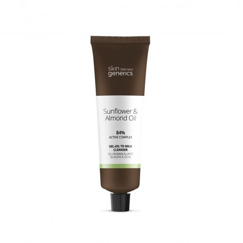 Skin Generics Sunflower + Almond Oil Gel-Oil To Milk Cleanser Valomasis gelis- pienelis